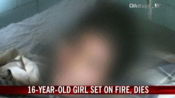 Video : Girl burnt alive in Madhya Pradesh