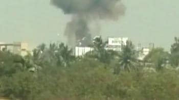 Video : Exclusive: Eyewitness video of Hyderabad crash