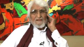 MF Husain speaks exclusively to NDTV