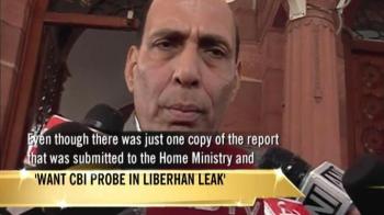 Video : BJP blames Home Minister for Liberhan leak