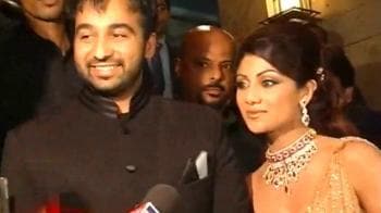 Video : Bollywood's who's who at Shilpa, Raj reception