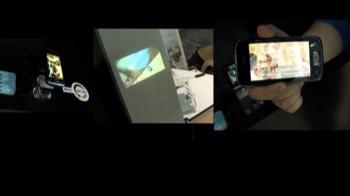 Mobile phone with built-in projector