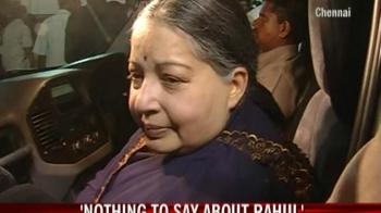 Nothing to say about Rahul: Jayalalithaa