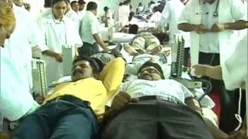 Video : Blood donation camp at CST station