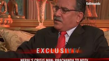 Video : Nepal's crisis man Prachanda on NDTV
