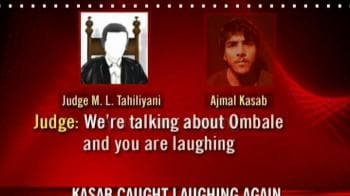 Qasab caught laughing again