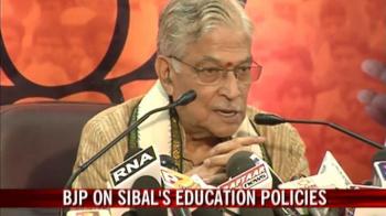 BJP on Sibal's education policies