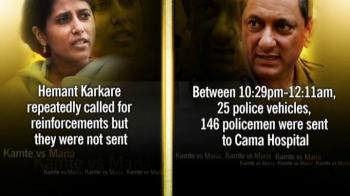 It's Maria vs Kamte over 26/11