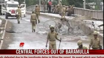 Video : Central forces out of Baramulla