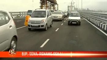 Video : Mumbai sea link: First day, first drive, first protest