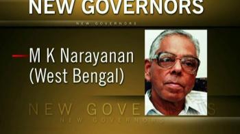 Video : New Governors finalised; Narayanan to get West Bengal