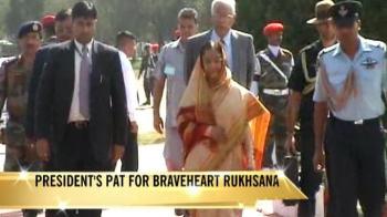 Video : President meets Rukhsana
