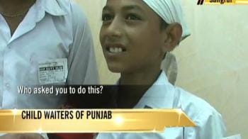 Video : Students made waiters in Punjab
