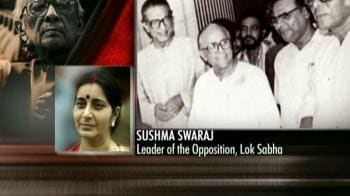 Video : I admired Basu's work ethic: Sushma Swaraj