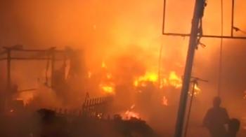 Video : Fire in Delhi's Sadar Bazar, 1 dead