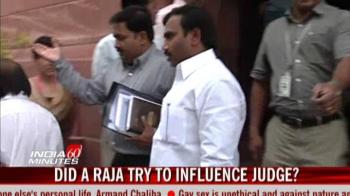 Did A Raja try to influence judge?