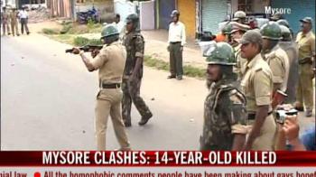 Mysore clashes: 14-year-old killed
