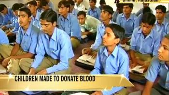 Video : Young students forced to donate blood