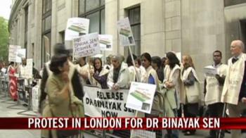 Protest in London for Dr Binayak Sen