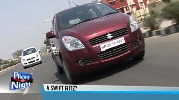 Maruti's hatchback Ritz hits Indian roads