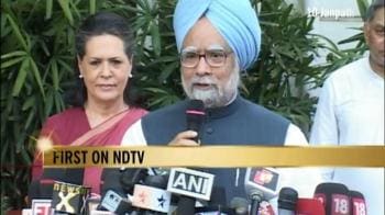 Video : Manmohan PM for party, Rahul & I: Sonia