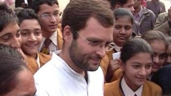 Video : Rahul Gandhi takes kids' questions at Parliament