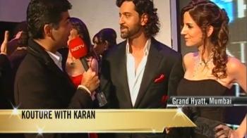 Karan catches up with Hrithik, Suzanne