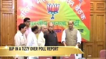 BJP in a tizzy over poll report