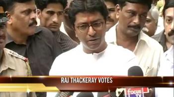 Raj Thackeray votes