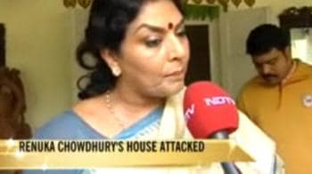 Video : Renuka Chowdhury's house vandalised
