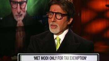 Video : Not endorsing Modi, only Gujarat: Amitabh Bachchan