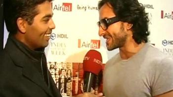 Saif: Kareena not here for me!