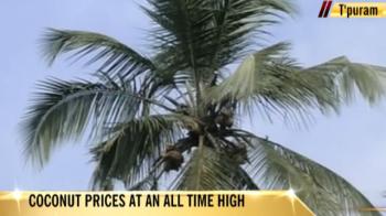 Coconut prices in Kerala at an all-time high