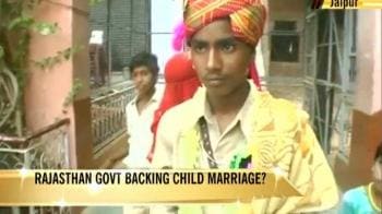 Video : Rajasthan government promotes child marriage?