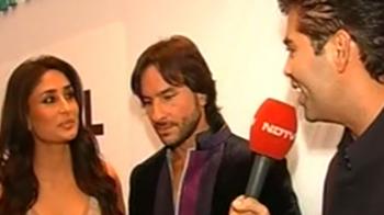 Kareena, Saif dazzle the ramp