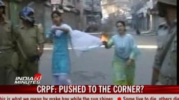 Targeting CRPF through protests?
