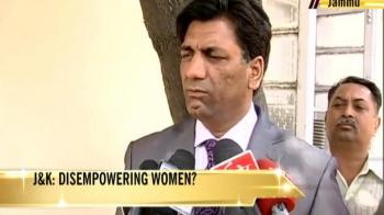 Protest in Jammu and Kashmir over 'anti-women' Bill