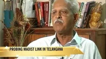 Video : Telangana stir providing cover for Naxals?