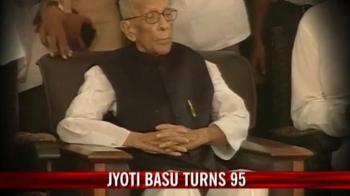 Jyoti Basu turns 95