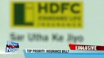 Video : Insurance Bill to get top priority?