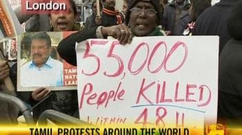 Video : Tamil protests around the world