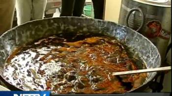 Lunch at the New Delhi railway station
