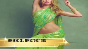 Gisele Bundchen dons a saree