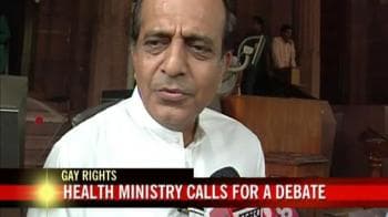 Video : Health Ministry calls for a debate on gay rights