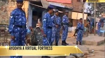 Video : High security in Ayodhya on Babri demolition anniversary