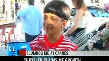 Video : Slumdog kid enjoys Cannes outing