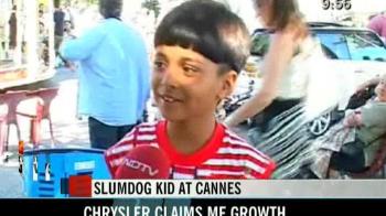 Slumdog kid enjoys Cannes outing