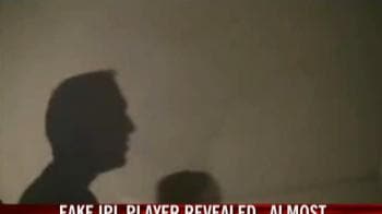 Video : Fake IPL Player almost reveals himself