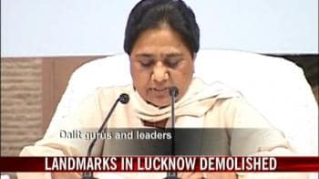 Video : Mayawati's demolition drive continues
