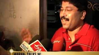 Talks with Congress on: Maran